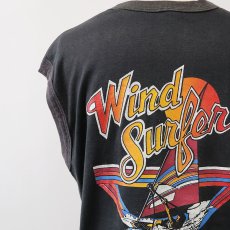 画像8: 80's UNKNOWN BRAND W-PRINT N/S TEE "Windsurf" (8)