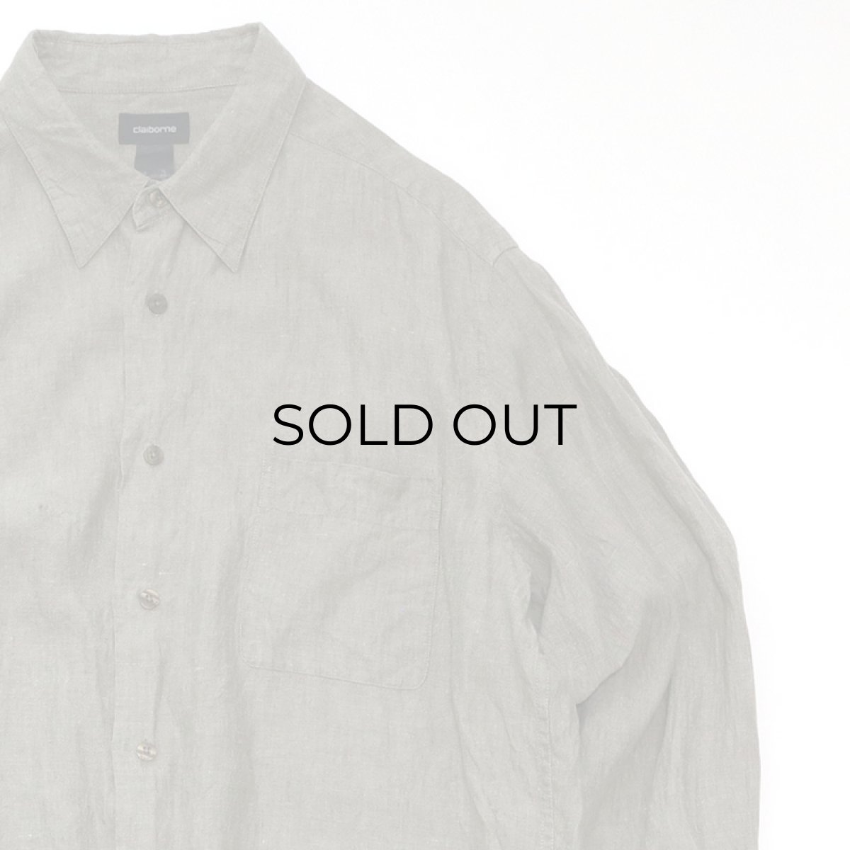 画像3: claiborne LINEN SHIRT (3)