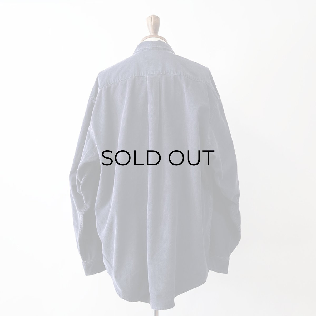 画像7: 90's Eddie Bauer COTTON CORDUROY B/D SHIRT (7)