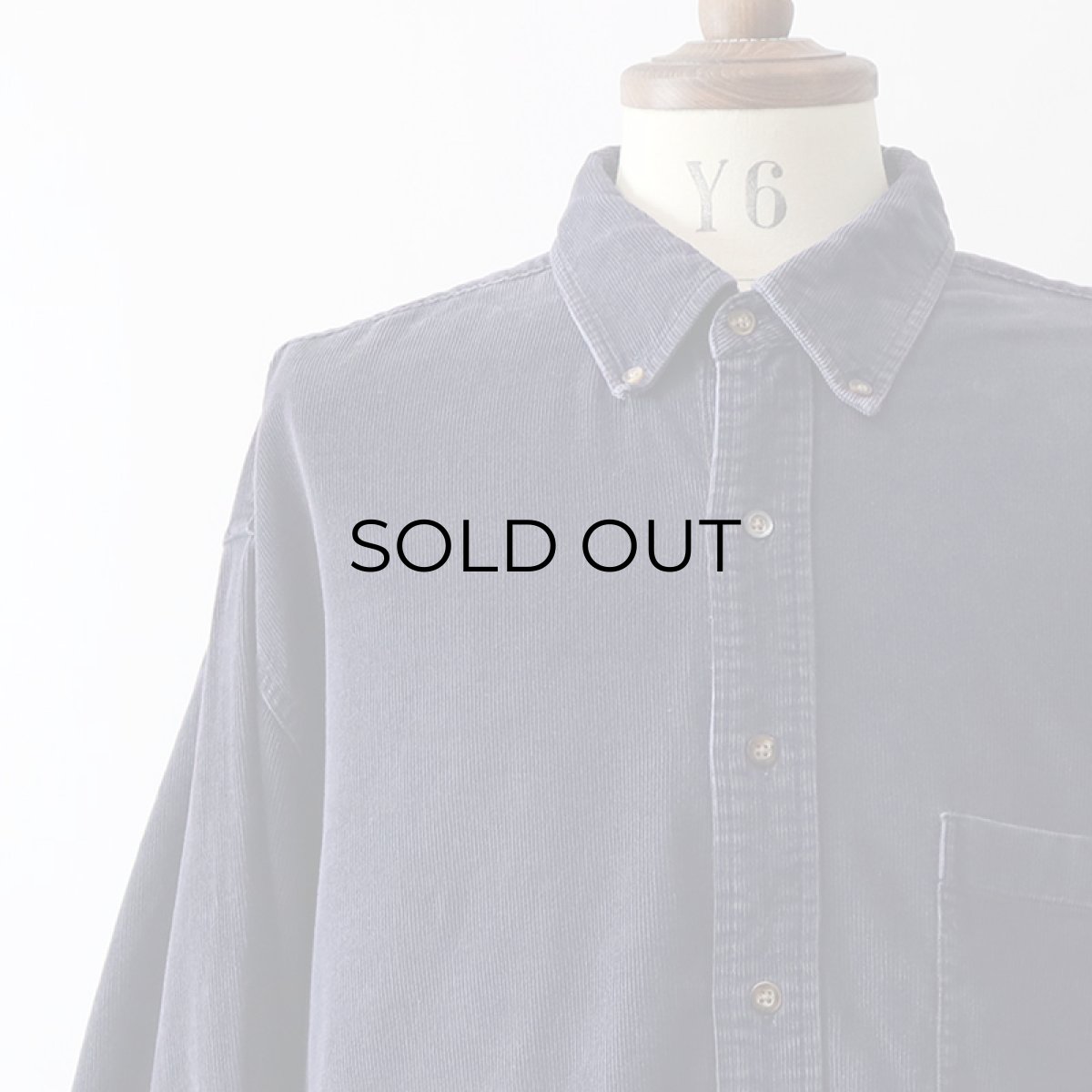 画像8: 90's Eddie Bauer COTTON CORDUROY B/D SHIRT (8)