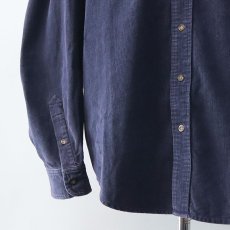 画像9: 90's Eddie Bauer COTTON CORDUROY B/D SHIRT (9)