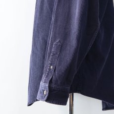 画像10: 90's Eddie Bauer COTTON CORDUROY B/D SHIRT (10)