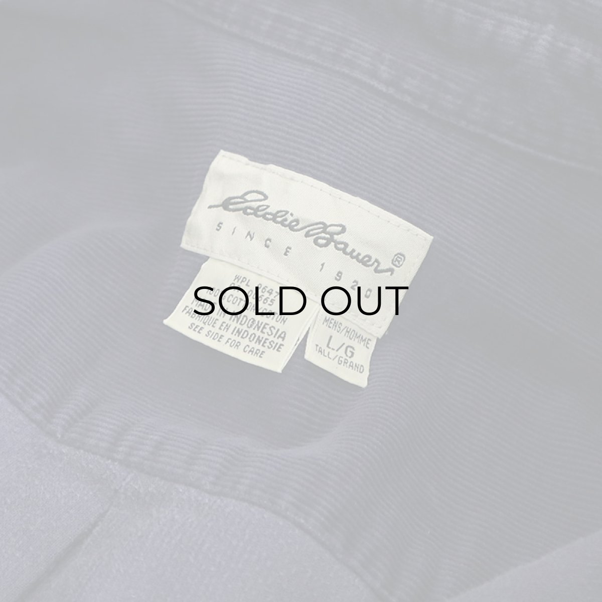 画像4: 90's Eddie Bauer COTTON CORDUROY B/D SHIRT (4)