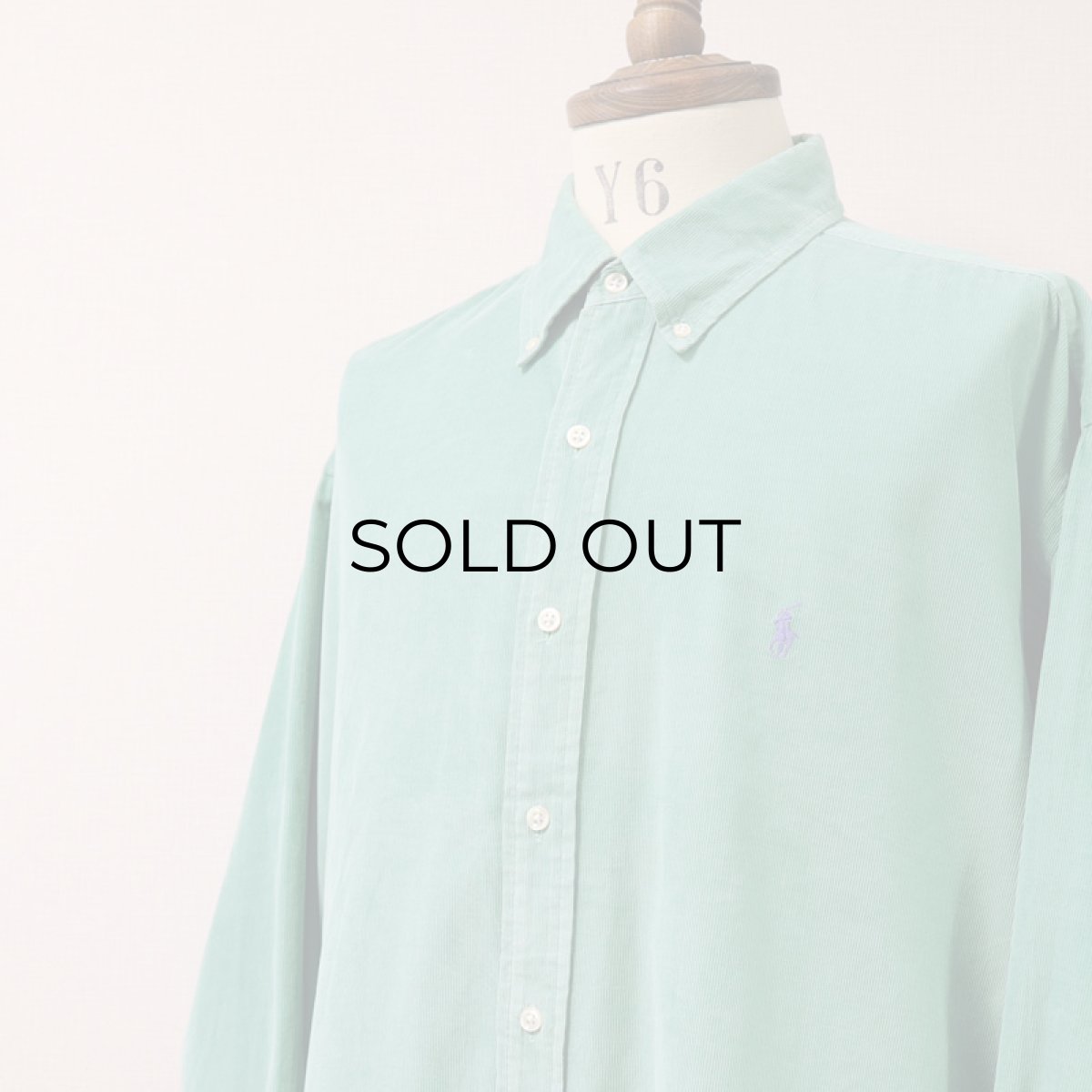 画像4: 90's Ralph Lauren COTTON CORDUROY B/D SHIRT (4)