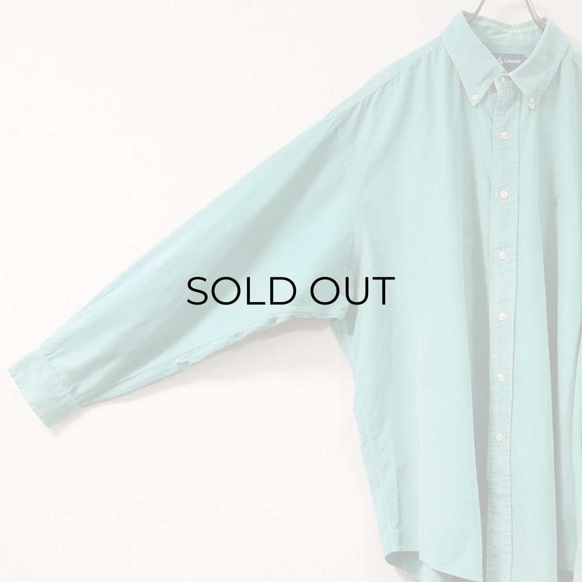 画像9: 90's Ralph Lauren COTTON CORDUROY B/D SHIRT (9)