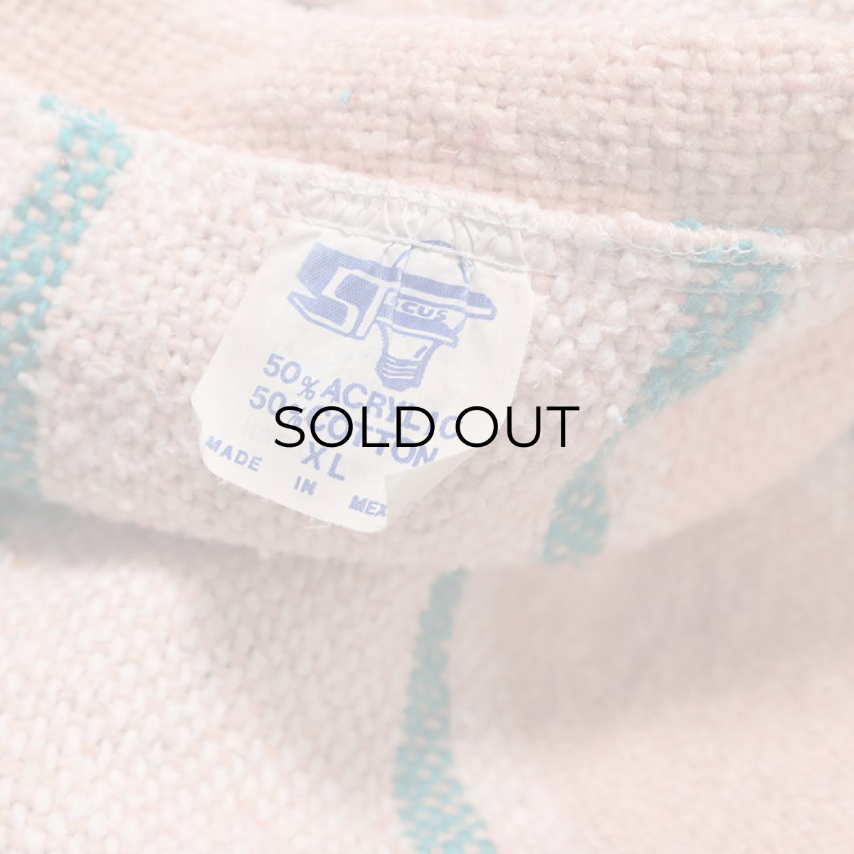 画像14: OLD S Focus ACRYLIC COTTON STRIPE MEXICAN PARKA (14)