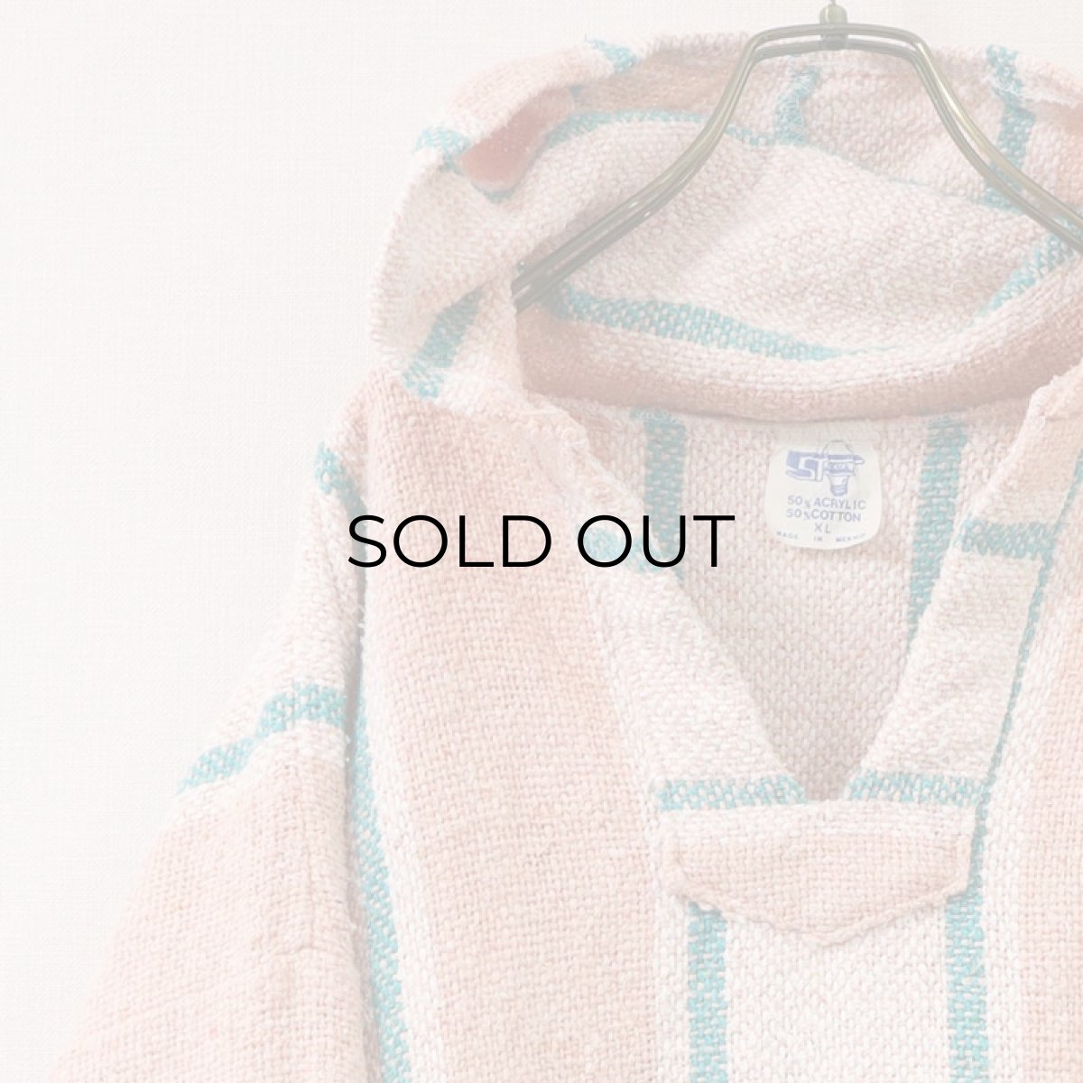 画像10: OLD S Focus ACRYLIC COTTON STRIPE MEXICAN PARKA (10)