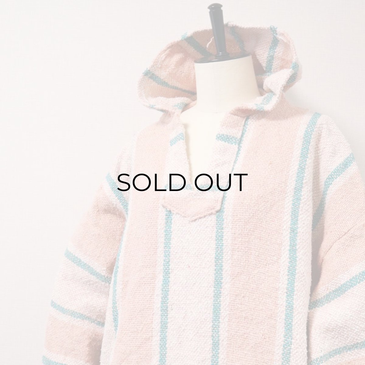 画像4: OLD S Focus ACRYLIC COTTON STRIPE MEXICAN PARKA (4)