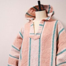 画像4: OLD S Focus ACRYLIC COTTON STRIPE MEXICAN PARKA (4)