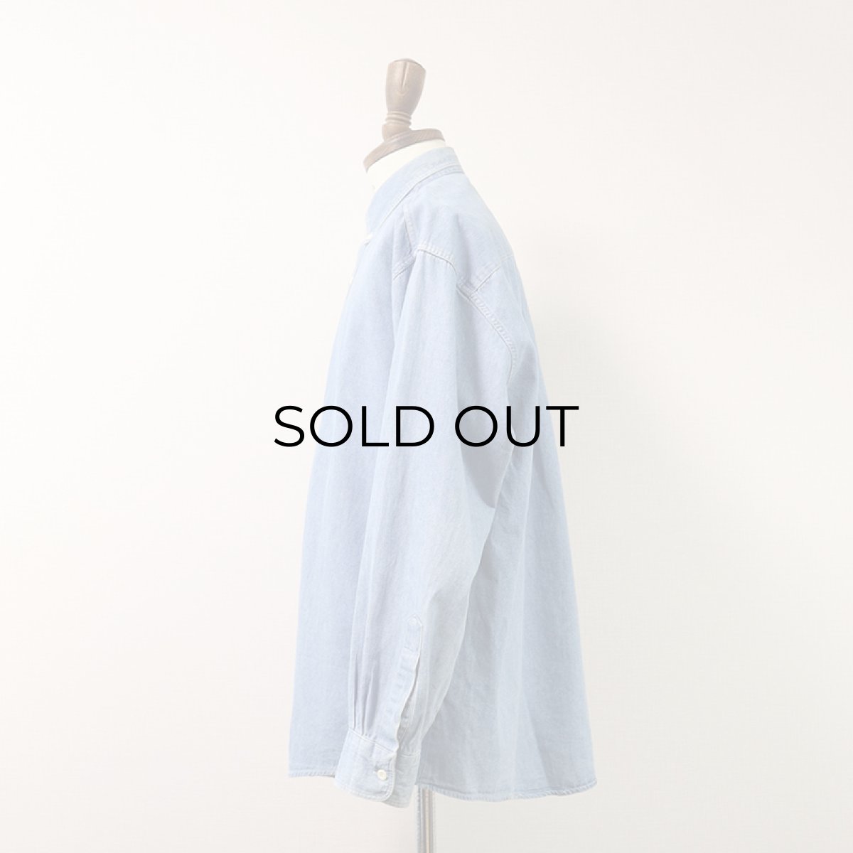 画像2: 80's CHAPS RALPH LAUREN COTTON DUNGAREE B/D SHIRT (2)