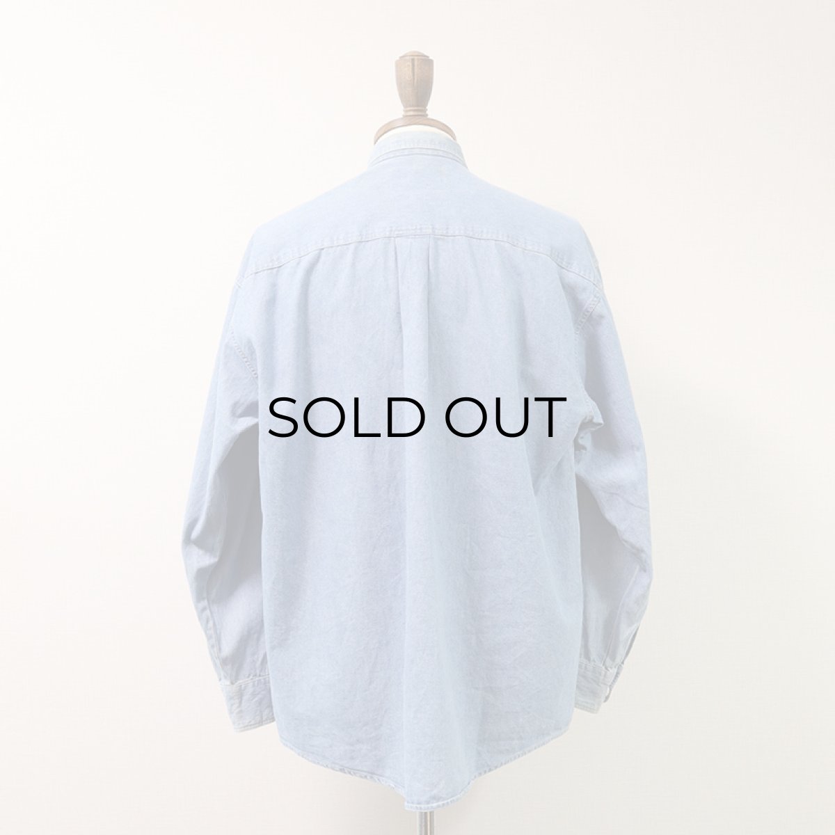 画像3: 80's CHAPS RALPH LAUREN COTTON DUNGAREE B/D SHIRT (3)