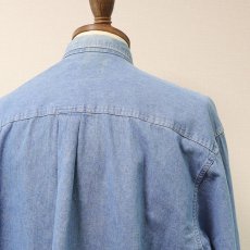 画像6: 80's CHAPS RALPH LAUREN COTTON DUNGAREE B/D SHIRT (6)