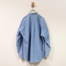 画像8: 80's CHAPS RALPH LAUREN COTTON DUNGAREE B/D SHIRT (8)