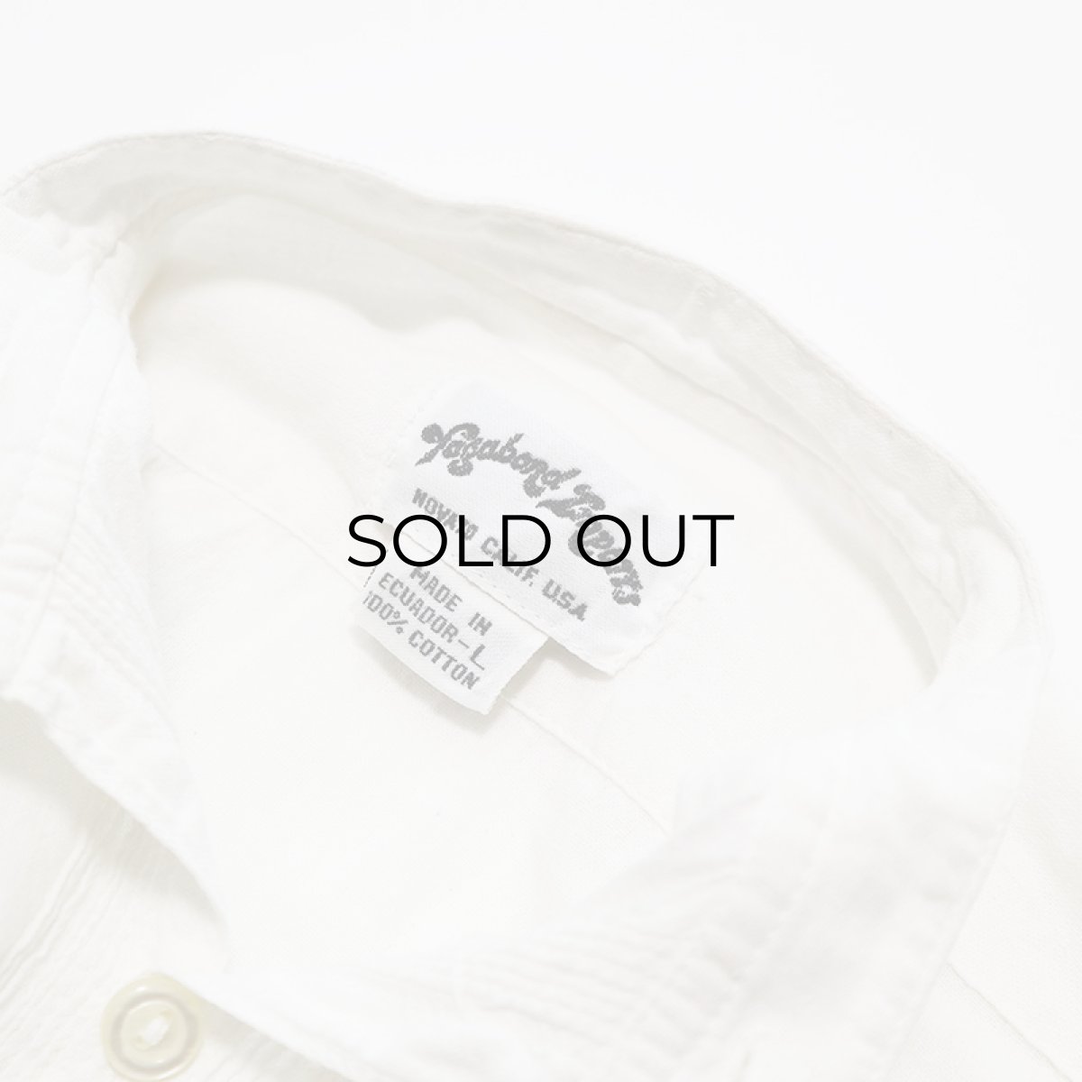 画像5: Vagabond Imports COTTON PULLOVER BAND COLLAR BALLOON SLEEVE SHIRT (5)