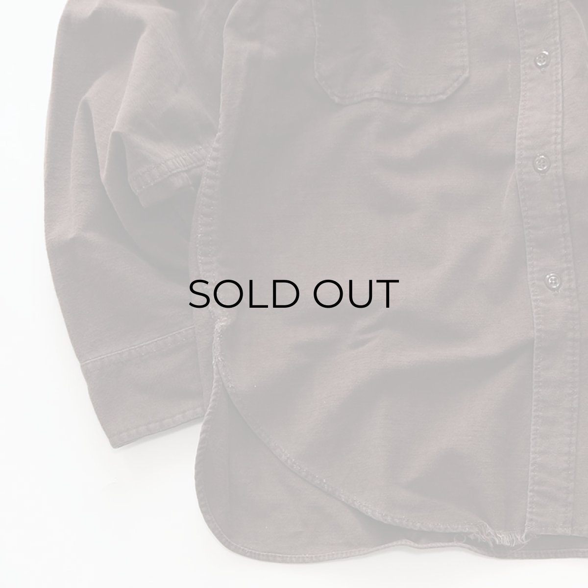 画像4: 〜80's Woolrich COTTON CHAMOIS CLOTH SHIRT (4)