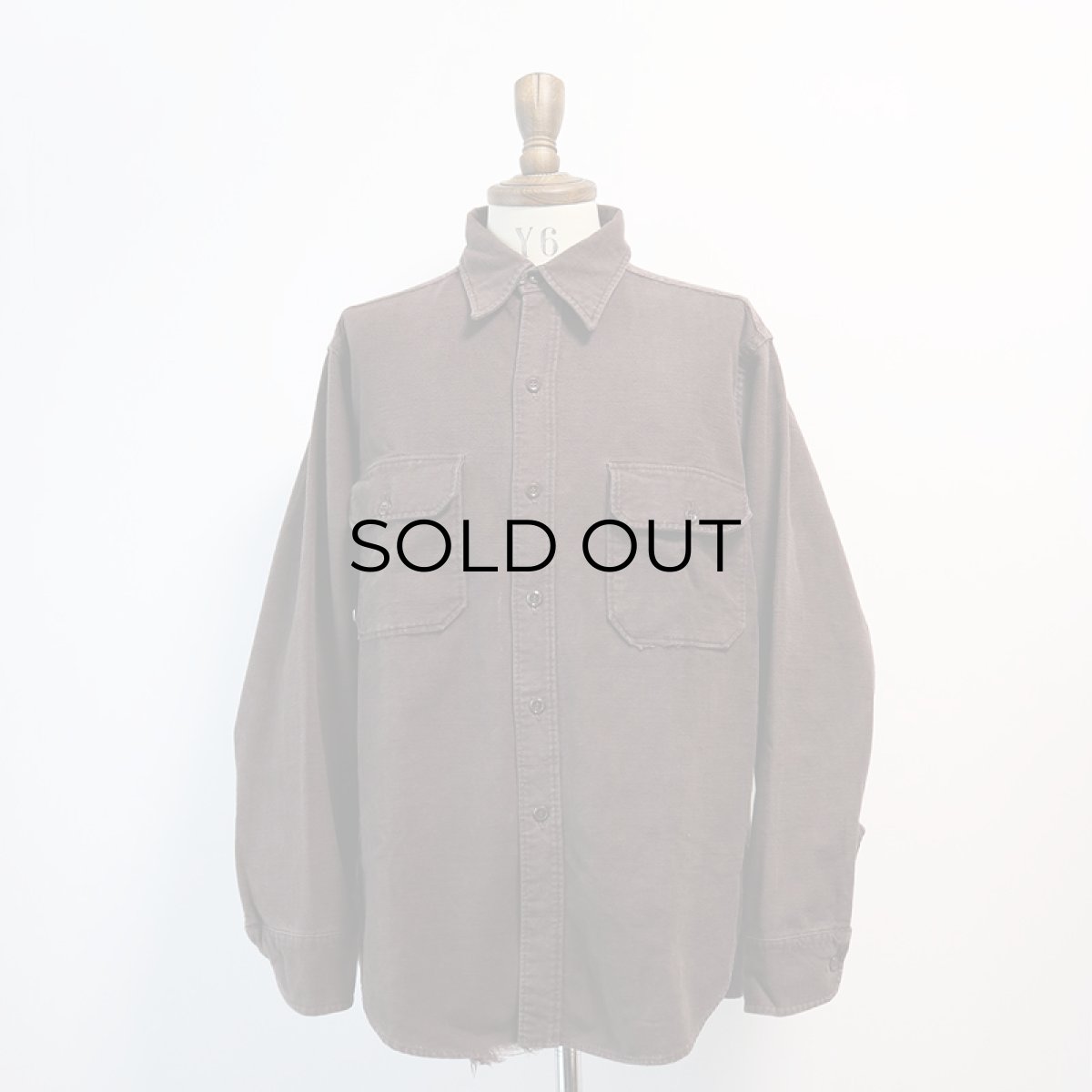 画像9: 〜80's Woolrich COTTON CHAMOIS CLOTH SHIRT (9)