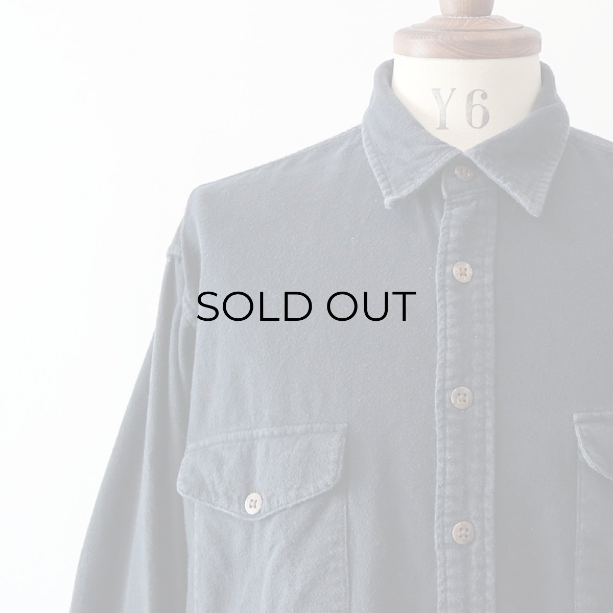 画像8: 〜00's ST. JOHN'S BAY COTTON CHAMOIS CLOTH SHIRT (8)