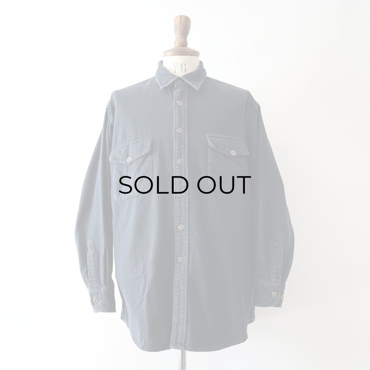画像5: 〜00's ST. JOHN'S BAY COTTON CHAMOIS CLOTH SHIRT (5)