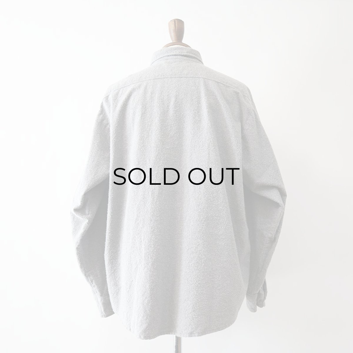 画像8: 90's FIVE BROTHER COTTON CHAMOIS CLOTH B/D SHIRT (8)