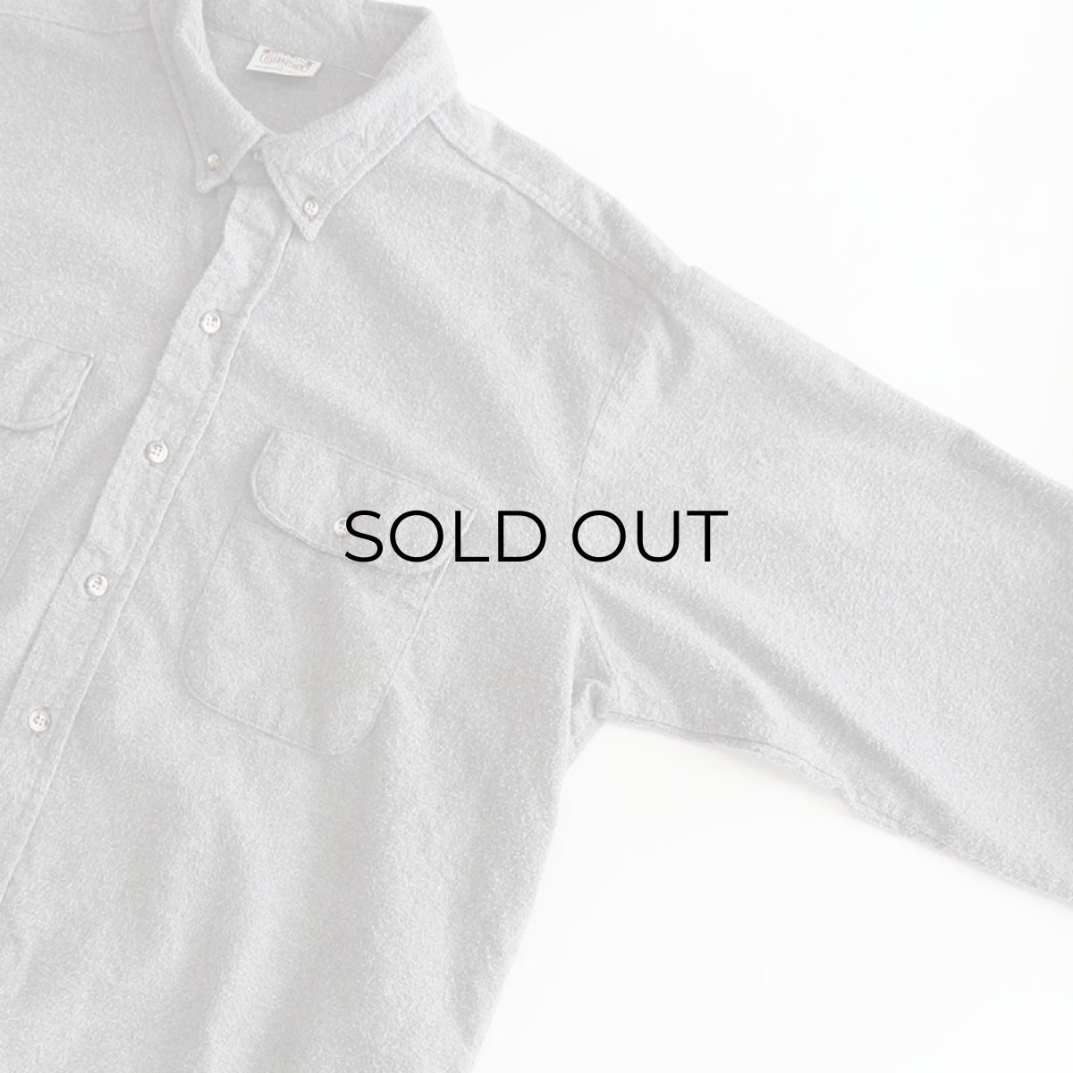 画像3: 90's FIVE BROTHER COTTON CHAMOIS CLOTH B/D SHIRT (3)