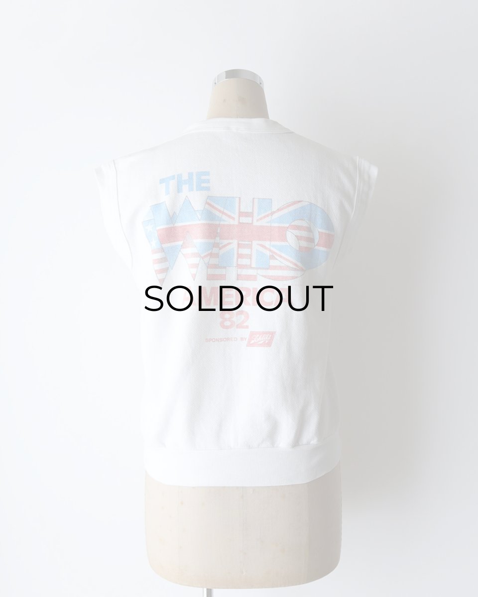 画像13: 80's Quaker-Knit "THE WHO" W-PRINT N/S BAND SWEAT "AMERICAN TOUR '82" (13)