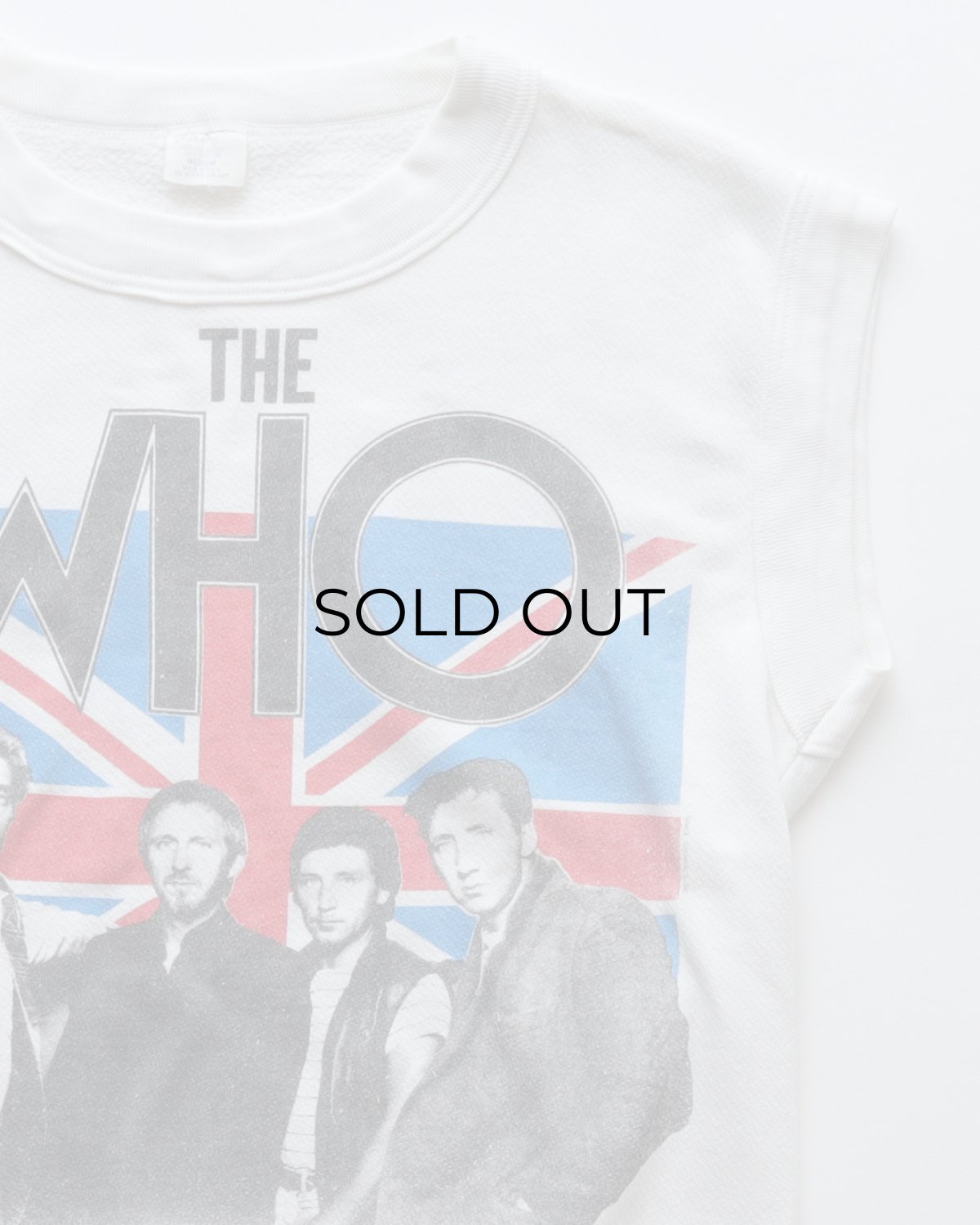 画像4: 80's Quaker-Knit "THE WHO" W-PRINT N/S BAND SWEAT "AMERICAN TOUR '82" (4)