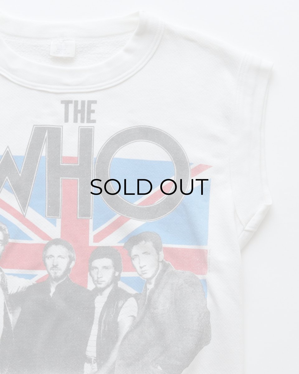 画像4: 80's Quaker-Knit "THE WHO" W-PRINT N/S BAND SWEAT "AMERICAN TOUR '82" (4)