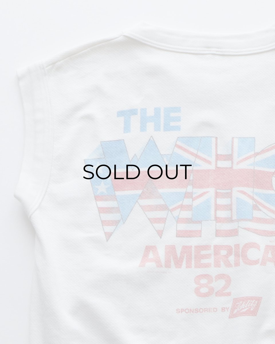 画像7: 80's Quaker-Knit "THE WHO" W-PRINT N/S BAND SWEAT "AMERICAN TOUR '82" (7)