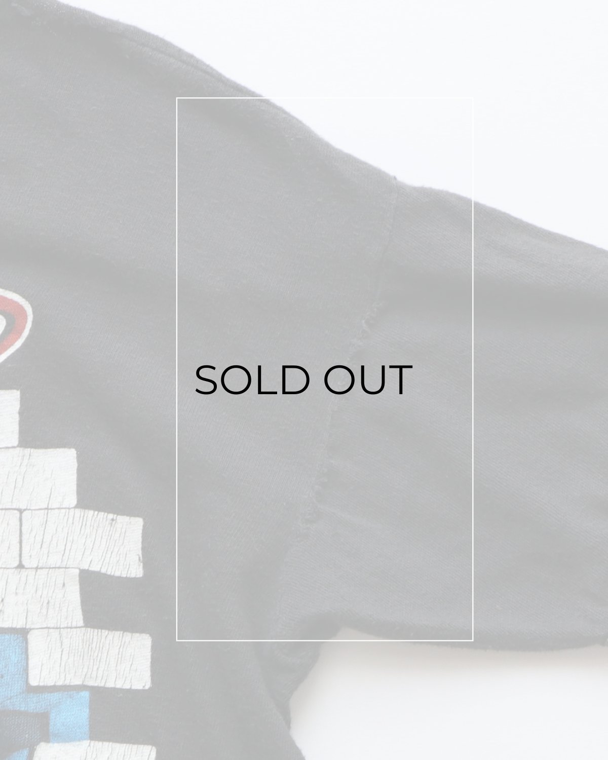 画像13: 70's-80's UNKNOWN BRAND PAKISTAN COTTON "PINK FLOYD" W-PRINT S/S BAND TEE "THE WALL IN CONCERT" (13)