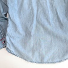 画像9: 〜70's Sears COTTON CHAMBRAY EMBROIDERED WORK SHIRT (9)