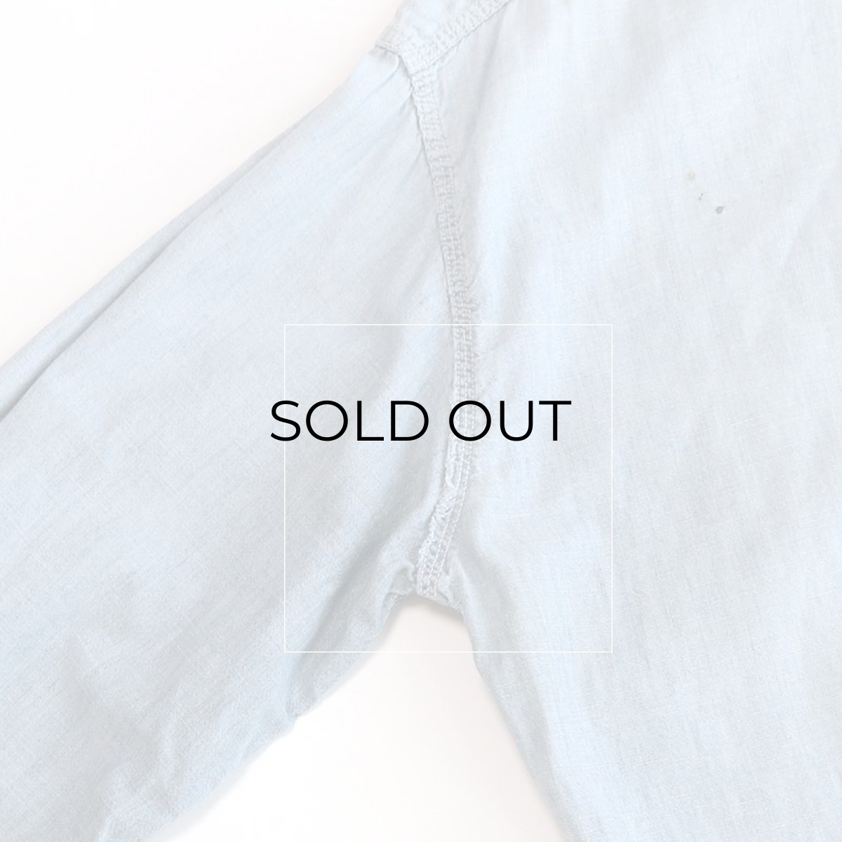 画像10: 〜70's Sears COTTON CHAMBRAY EMBROIDERED WORK SHIRT (10)