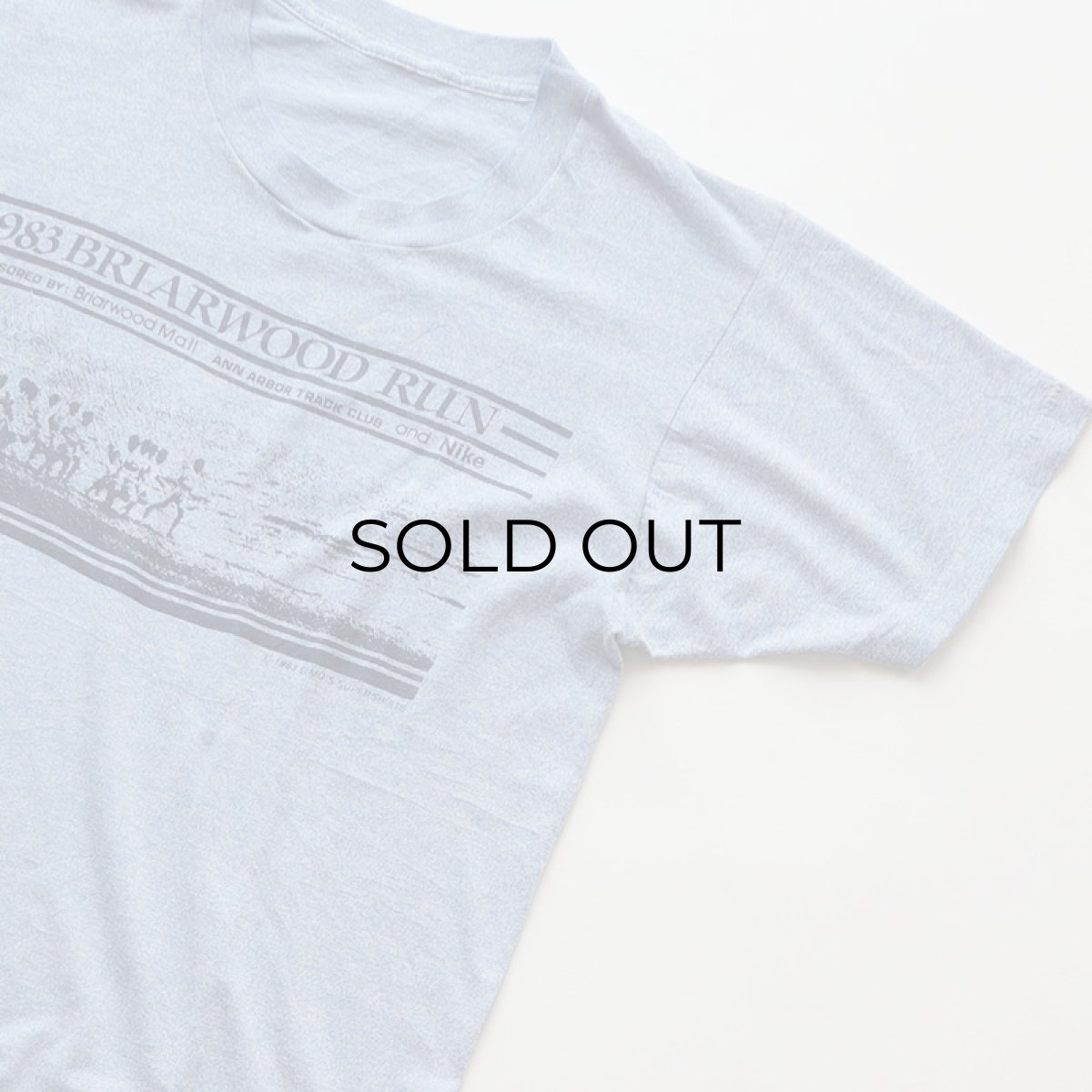 画像3: 80's UNKNOWN BRAND PRINT S/S TEE "1983 BRIARWOOD RUN" "NIKE" (3)