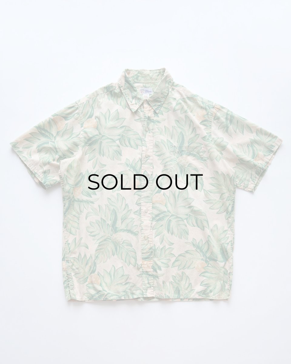 画像1: 〜90's reyn spooner COTTON ALL OVER PATTERN S/S HAWAIIAN SHIRT (1)