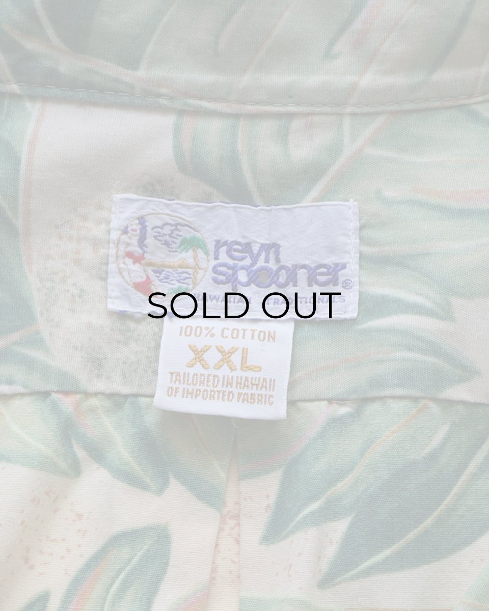 画像8: 〜90's reyn spooner COTTON ALL OVER PATTERN S/S HAWAIIAN SHIRT (8)