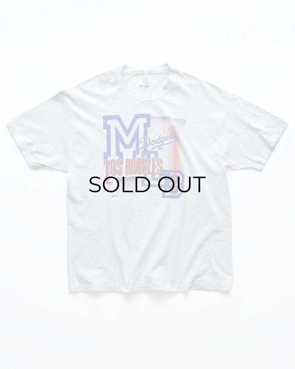 画像1: 90's Hanes COTTON PRINT S/S TEE "MLB LOS ANGELS Dodgers" (1)