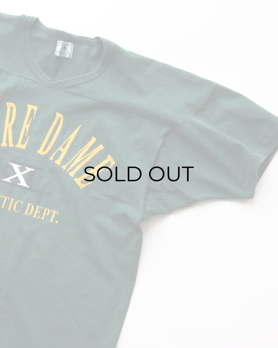 画像3: 90's GALT SAND HEAVY COTTON PRINT S/S FOOTBALL TEE "NOTRE DAME" "MADE IN USA" (3)
