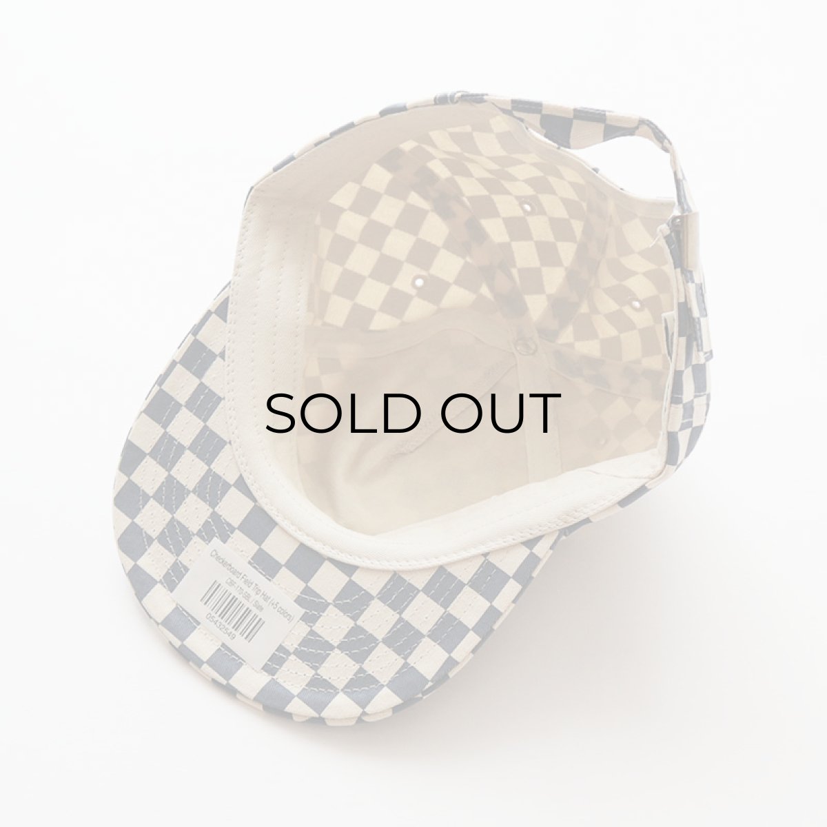 画像7: 【NEW】 WELD BRUSHED COTTON TWILL CHECKERBOARD FIELD TRIP CAP (7)