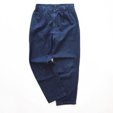 画像2: DOCKERS COTTON DENIM TUCK PANTS 【W33 程度】 (2)