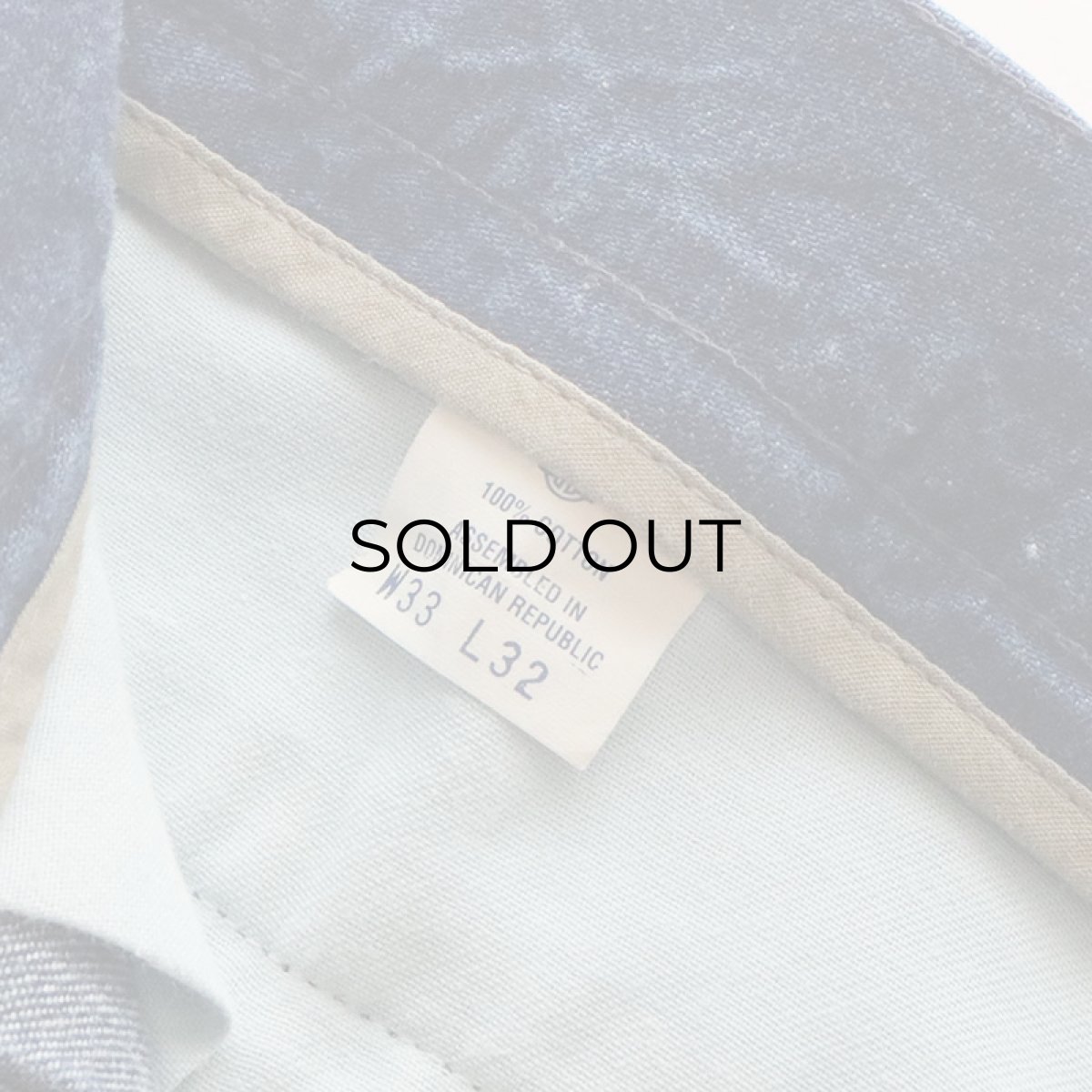 画像7: DOCKERS COTTON DENIM TUCK PANTS 【W33 程度】 (7)