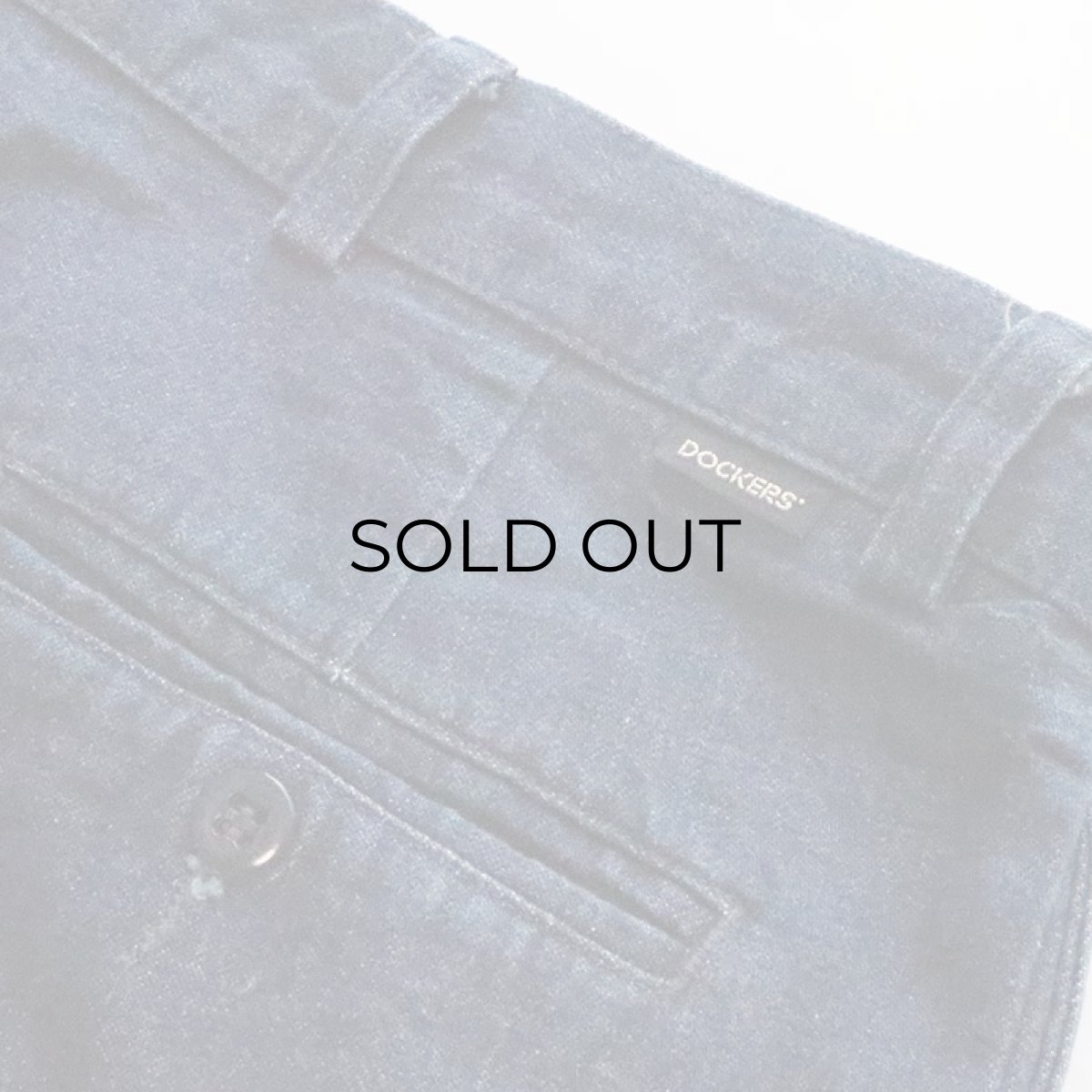 画像9: DOCKERS COTTON DENIM TUCK PANTS 【W33 程度】 (9)