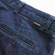 画像9: DOCKERS COTTON DENIM TUCK PANTS 【W33 程度】 (9)