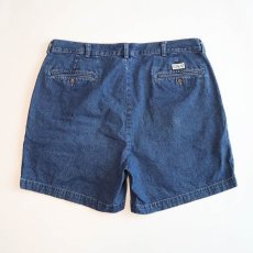 画像3: Polo by Ralph Lauren COTTON DENIM TUCK SHORTS【W38 程度】 (3)