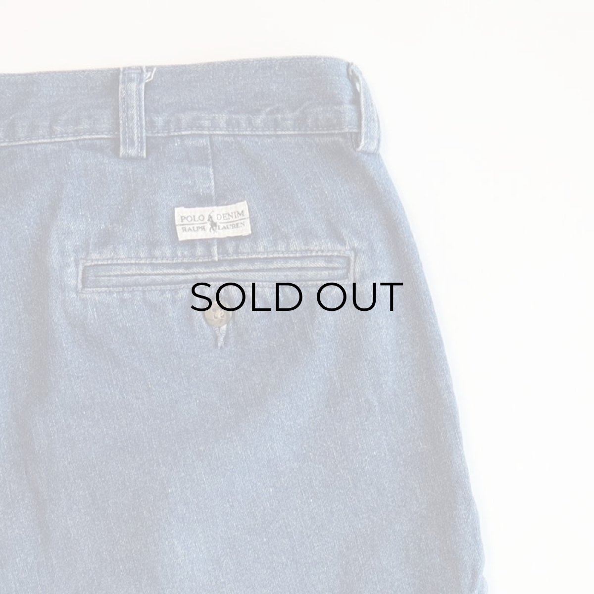 画像6: Polo by Ralph Lauren COTTON DENIM TUCK SHORTS【W38 程度】 (6)