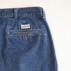 画像6: Polo by Ralph Lauren COTTON DENIM TUCK SHORTS【W38 程度】 (6)