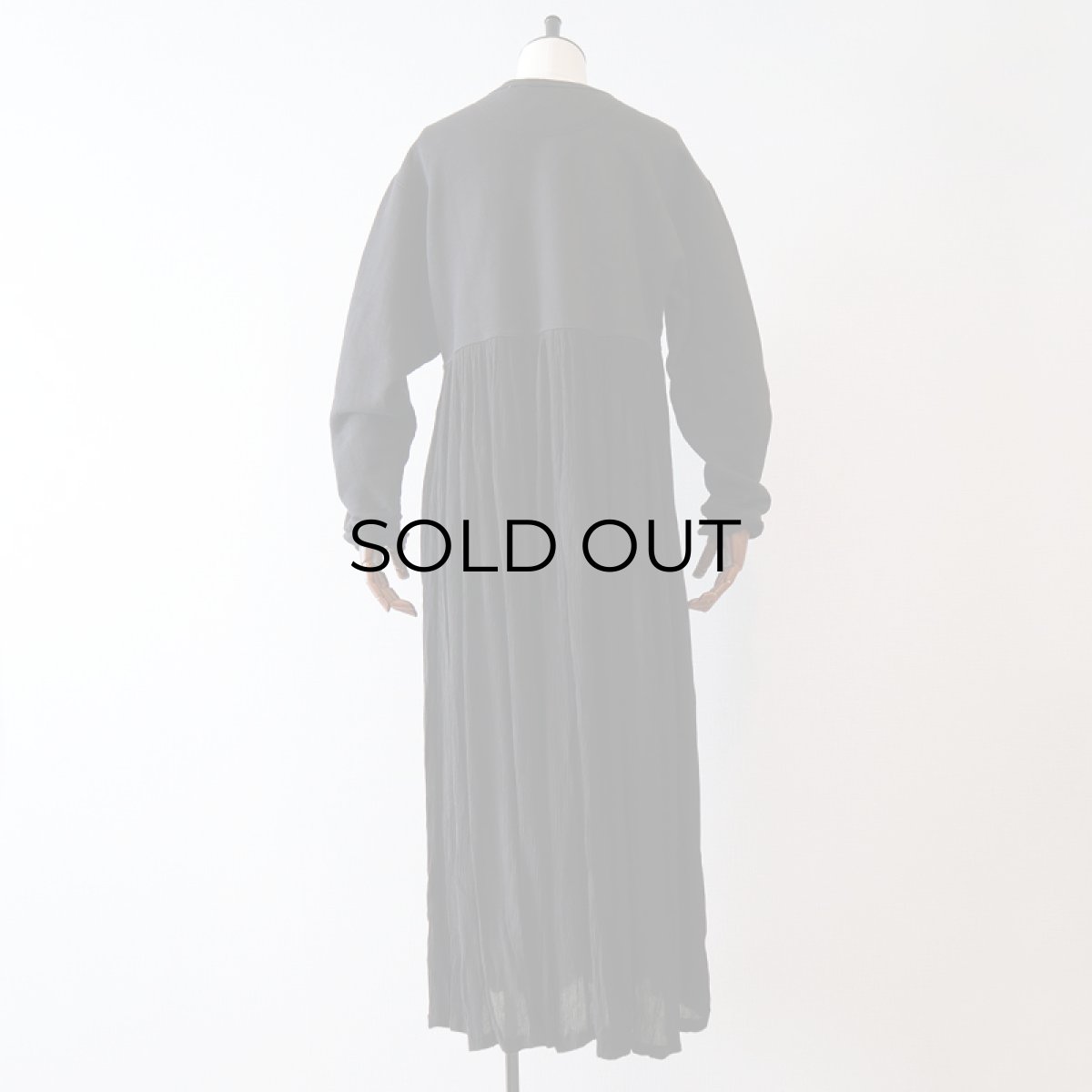 画像12: PREVIEW SWEAT x WRINKLE RAYON DRESS (12)