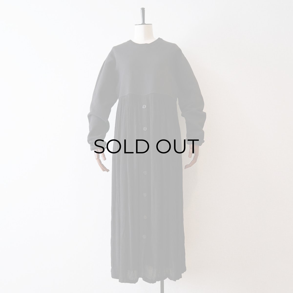 画像10: PREVIEW SWEAT x WRINKLE RAYON DRESS (10)