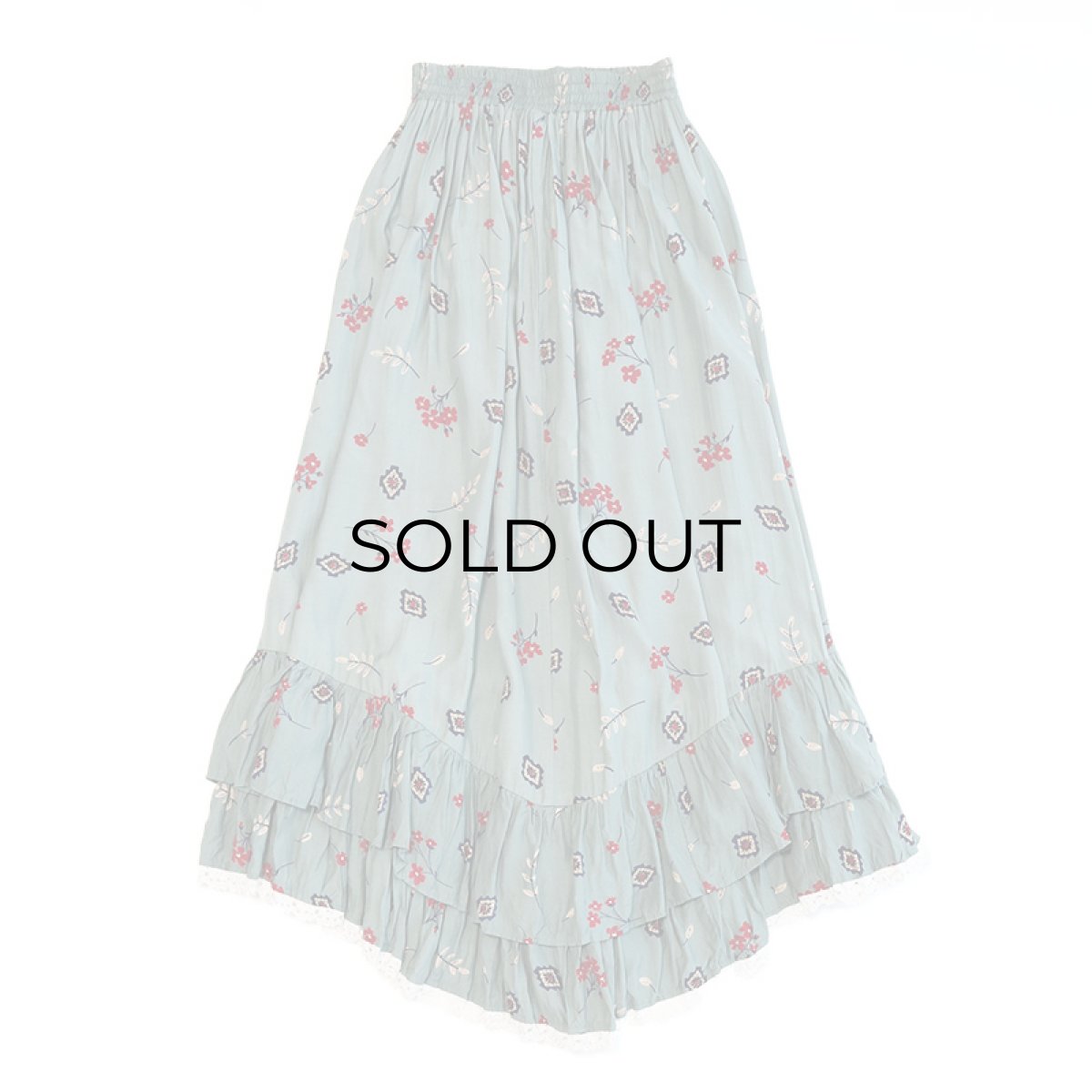 画像2: Roper RAYON TIERED SKIRT "MADE IN USA" (2)