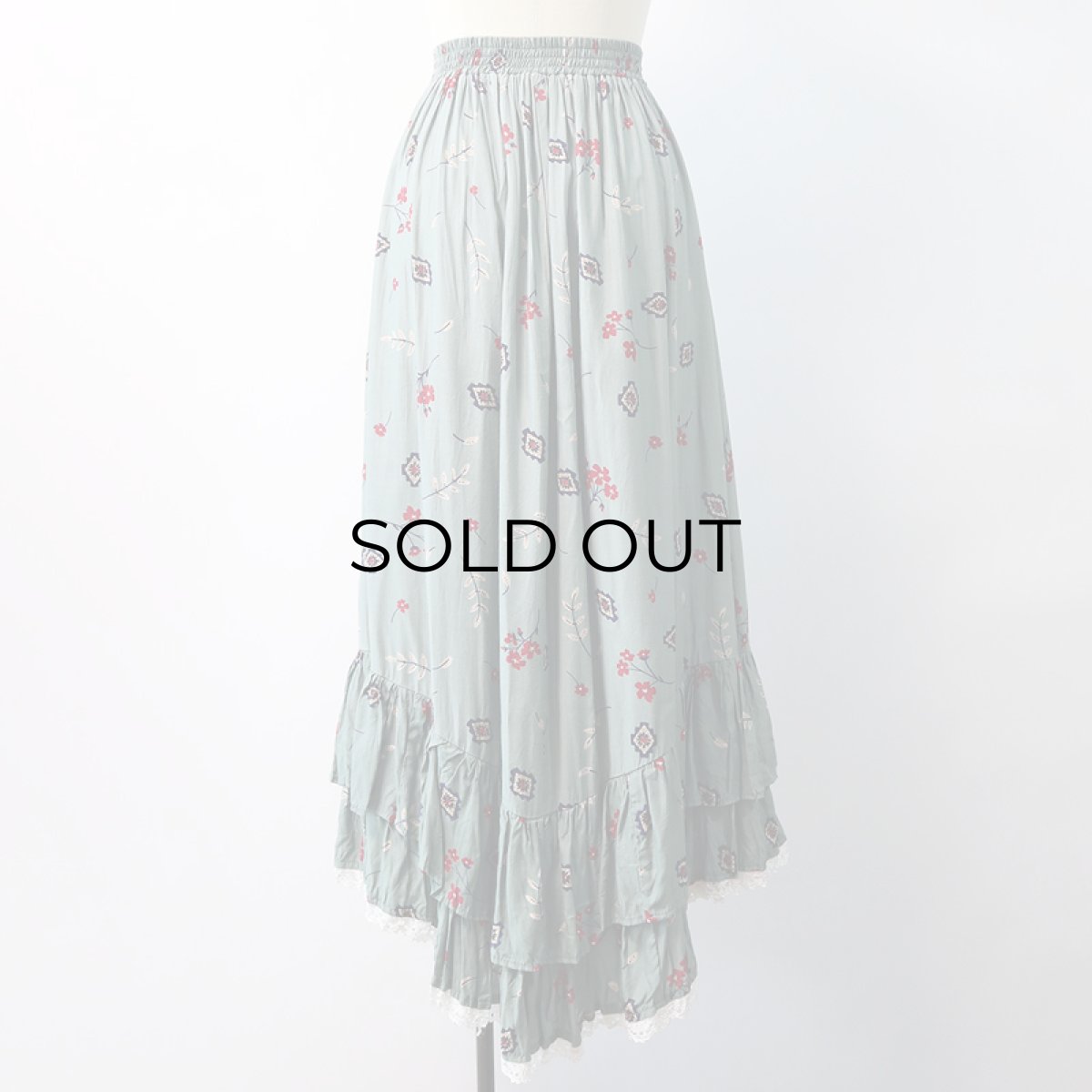 画像10: Roper RAYON TIERED SKIRT "MADE IN USA" (10)