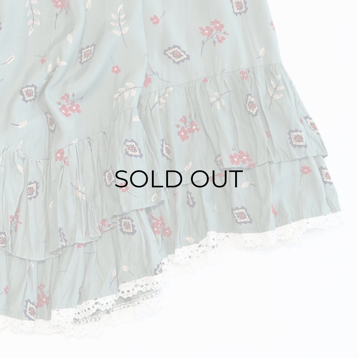 画像4: Roper RAYON TIERED SKIRT "MADE IN USA" (4)