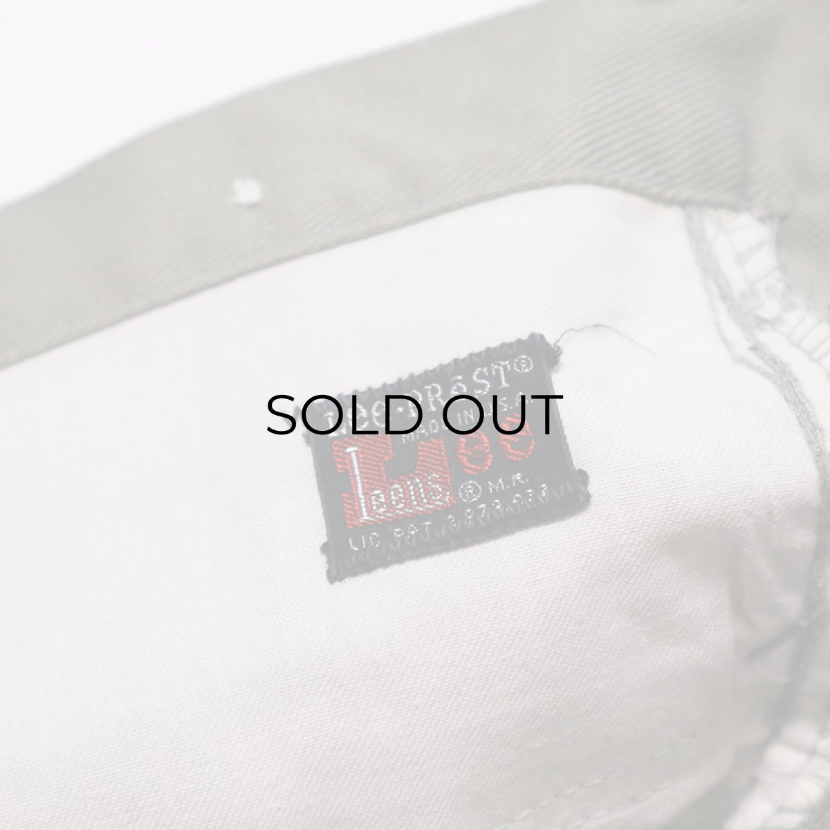 画像10: 60's Lee "Leens" Lee-PReST TWILL SLIM PANTS 【W36 x L28 程度】 (10)